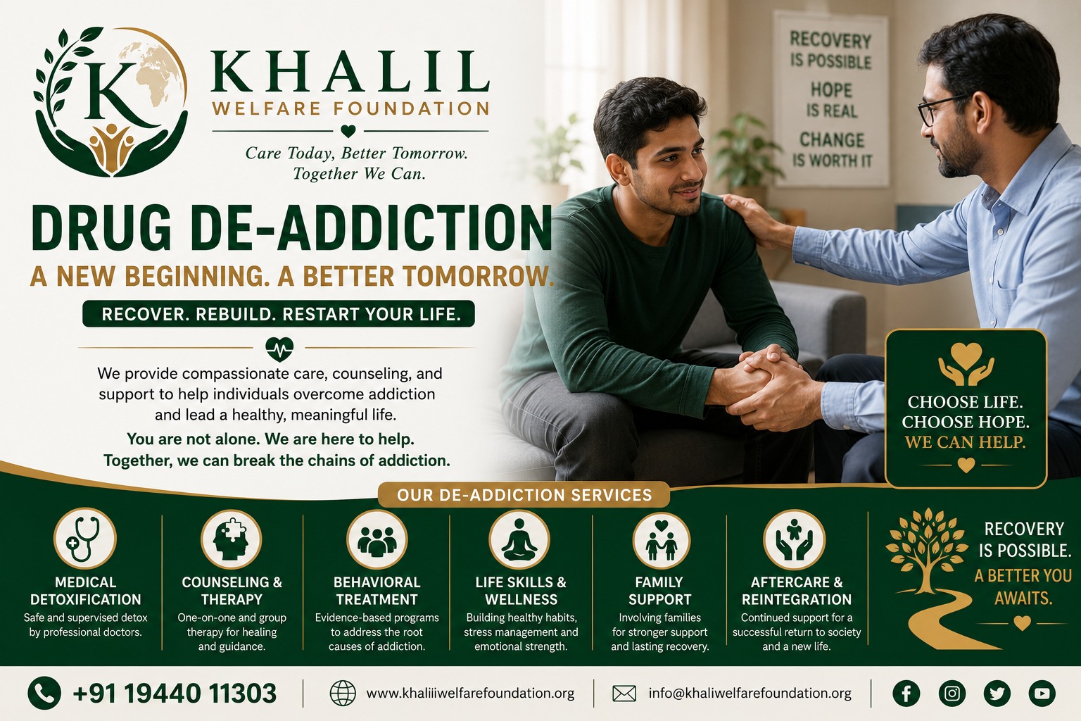 Drug De-addiction