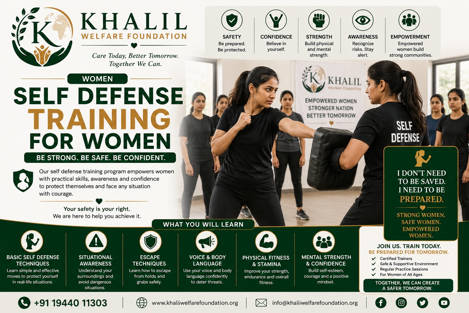 Women Self Defense Training